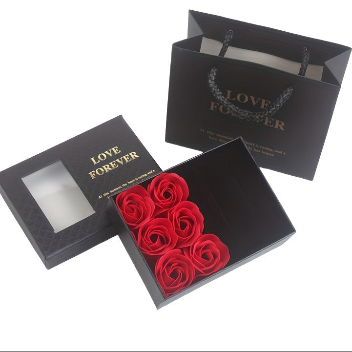 Coffret Bijoux Rose Éternelle – Cadeau Saint-Valentin qui Fait Briller les Yeux