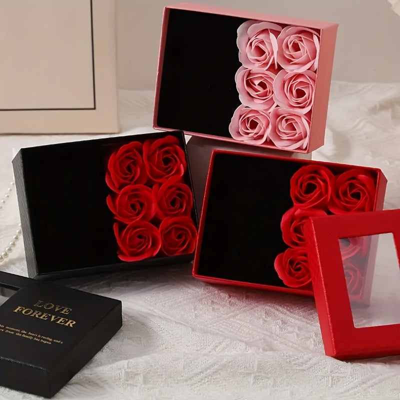 Coffret Bijoux Rose Éternelle – Cadeau Saint-Valentin qui Fait Briller les Yeux